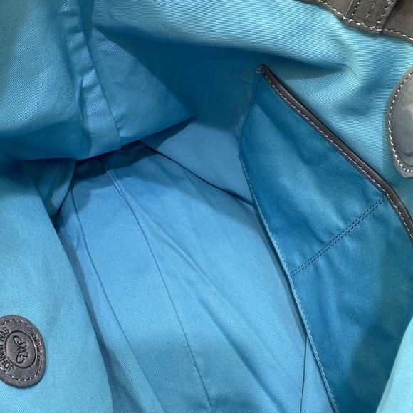 JOHNNY WAS “Vanessa” Blue (Altomare) Italian Leather Tote (NWT’s) - Picture 15 of 16